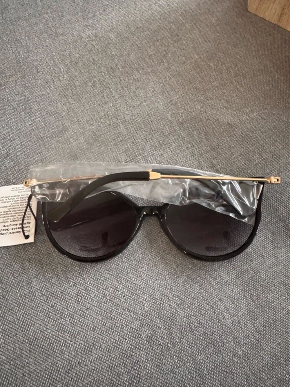 ASOS Black Cateye Women's Sunglasses with Gradient Lenses